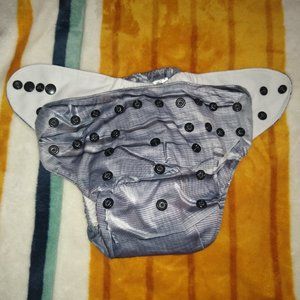 aio cloth diaper duct tape print